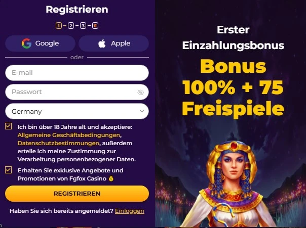 Casino FG Fox – Ein ausführlicher Testbericht für deutsche Spieler